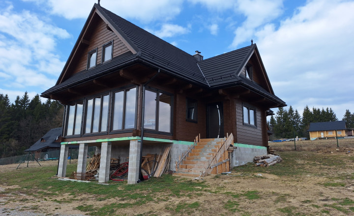 Krásna nová drevenica v lone prírody - Lom nad Rimavicou - fotografia 1