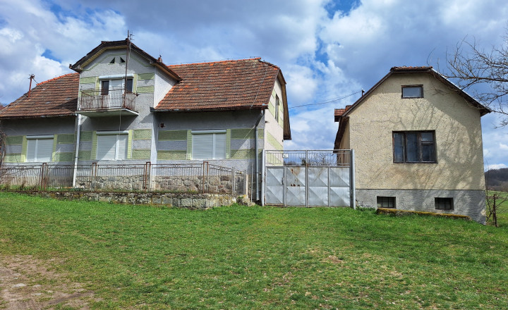 Ponúkame na predaj dva domy s veľkým pozemkom v obci Krnišov